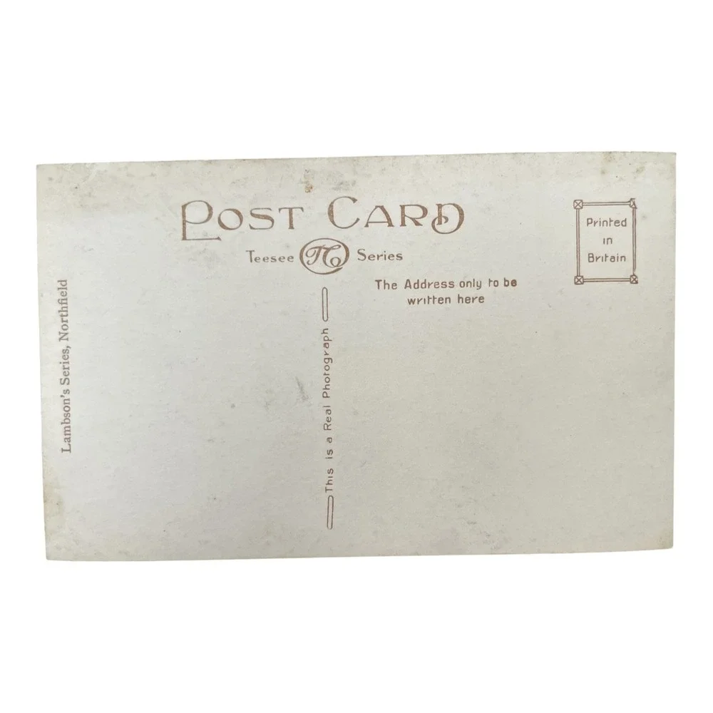 Vintage RPPC Postcard The Church & Great Stone Inn Northfield Birmingham UK